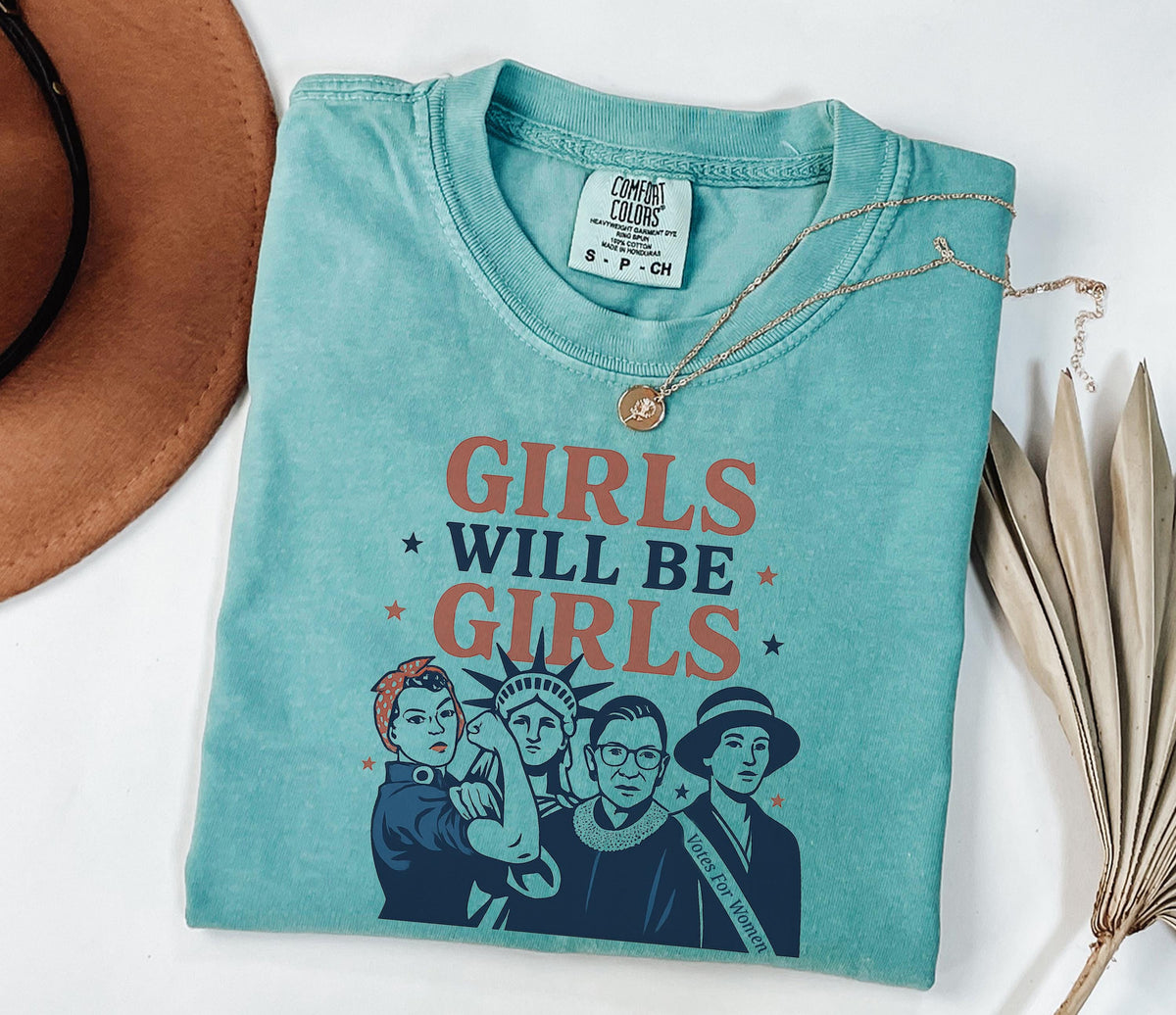 Feminist History Comfort Colors Shirt Women Empowerment Icons Graphic Tee