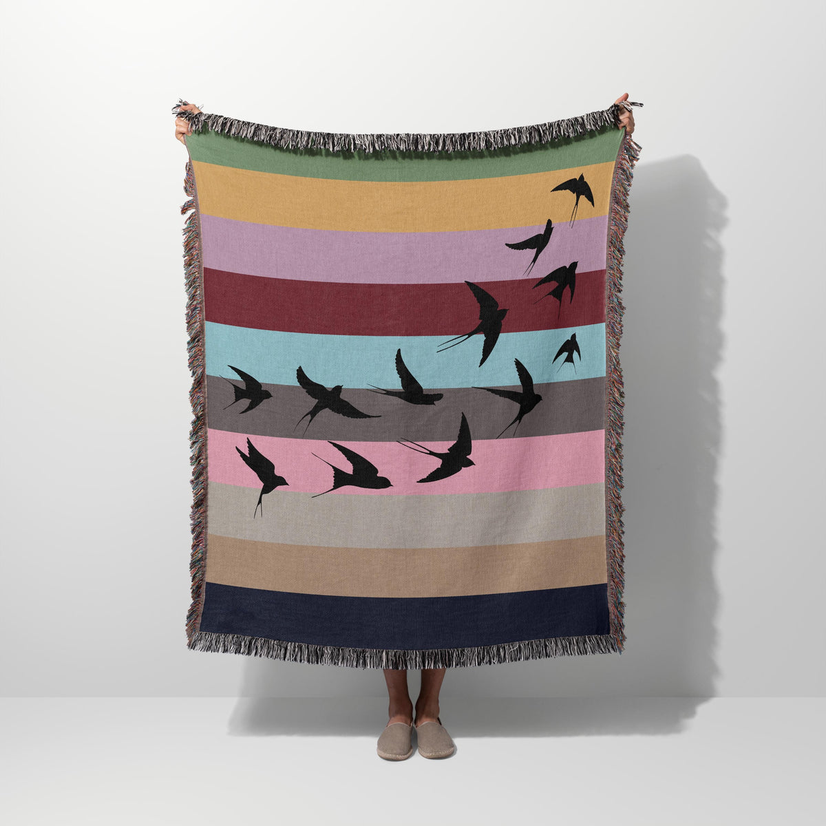 Eras Inspired Blanket: Woven Cotton Throw for fans