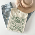 Comfort Colors Fall Shirt: Christian Floral Bible Verse Tee