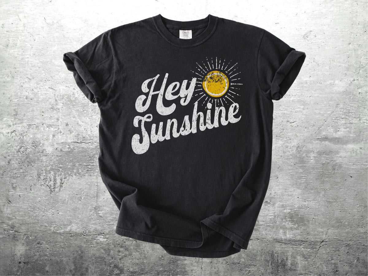 Be Kind Shirts, Retro 70s Style, Positivity, Motivational, Hey Sunshine, Funny, Boho, Oversize, Womens, Mens, Comfort Colors T-shirt