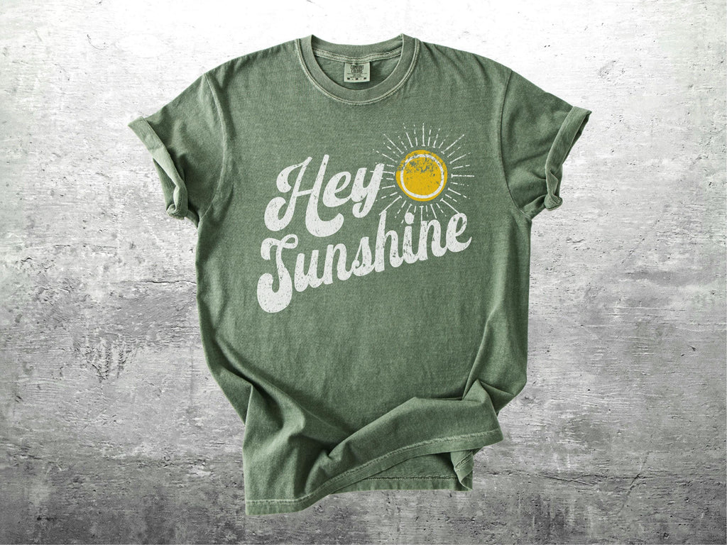 Be Kind Shirts, Retro 70s Style, Positivity, Motivational, Hey Sunshine, Funny, Boho, Oversize, Womens, Mens, Comfort Colors T-shirt