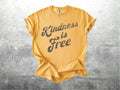 Be Kind Shirts, Retro 70s Style, Positivity, Kindness Is Free, Motivational, Oversize, Womens, Mens, Comfort Colors T-shirt