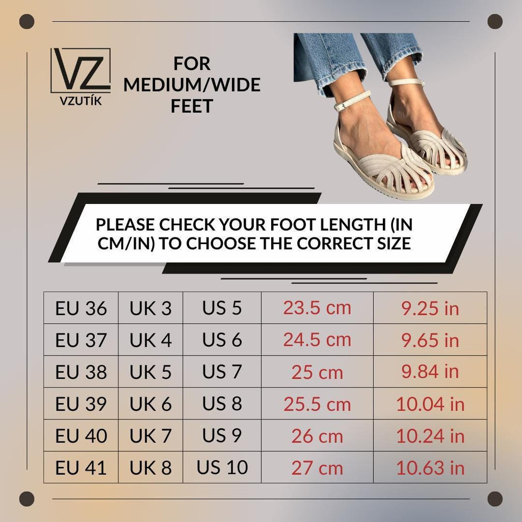 Delicate Milk Leather Sandals with Ankle Strap, Round Toe Flats, Flat Sole Shoes, Soft Comfortable Shoes, Wedding Bridal Sandals