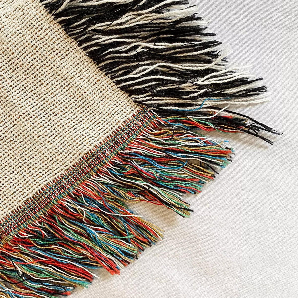 Diamond Pattern Woven Blanket Checkered Fringe Throw Boho Farmhouse Style Cotton Baby Blanket Rustic Southern Decor
