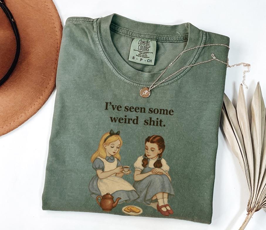 Weird Stuff T-Shirt – Vintage Girls Graphic Tee – Sarcastic Retro Shirt for Women