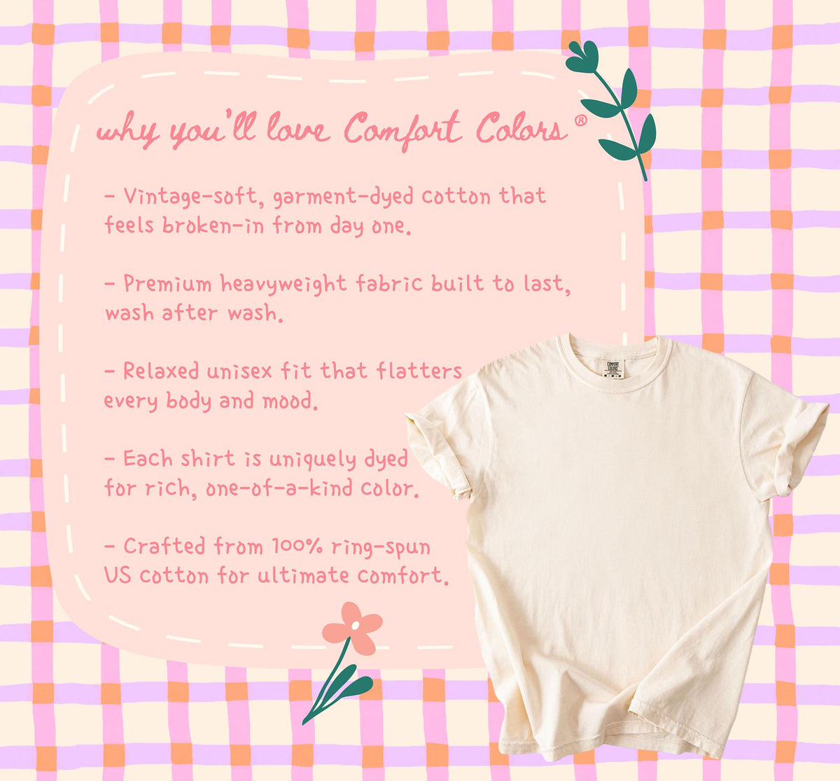 Daisy Flower Shirt Comfort Colors, Wildflowers Shirt, Cottagecore Floral Tee, Botanical Shirt, Nature Aesthetic Tee, April Birth Flower Gift