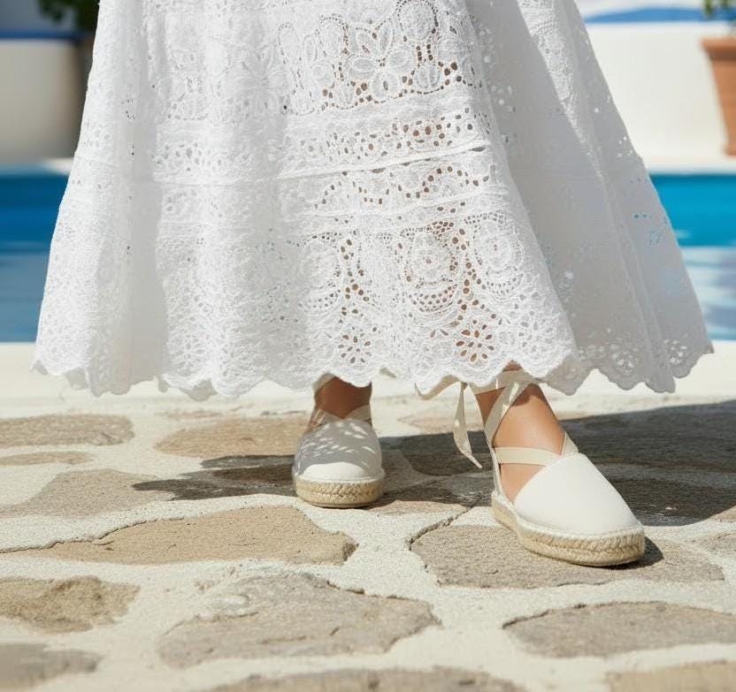 Women's flat Valencian espadrilles - Plus sizes available - Sustainable sandals