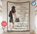 2026 Personalized Graduation Blanket, Senior Graduation Gift, Custom Text Graduation Blanket Gift for Her, Class of 2026 Graduate
