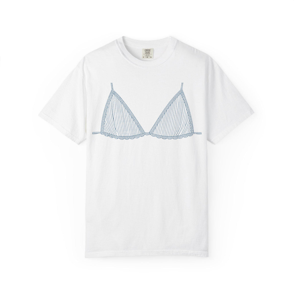 Coastal Bikini Graphic Tee Comfort Colors Beach Summer Top Coverup Vacation Outfit Women Last Toast on the Coast Seashells and Wedding Bells