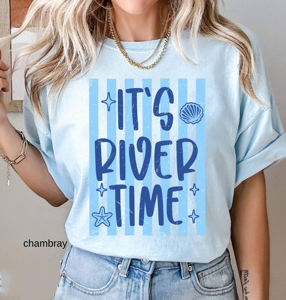 Comfort Colors Striped Summer Custom Shirt, Beach Life Shirt, Sweet Summer Time, Neon Summer Vibes, Lake Pool River, Salty Women Shirt