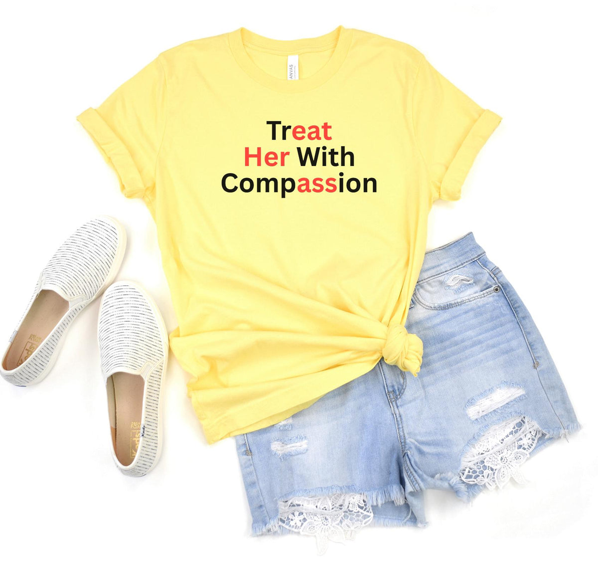 Treat Her With Compassion Tee - Eat Her Ass Shirt