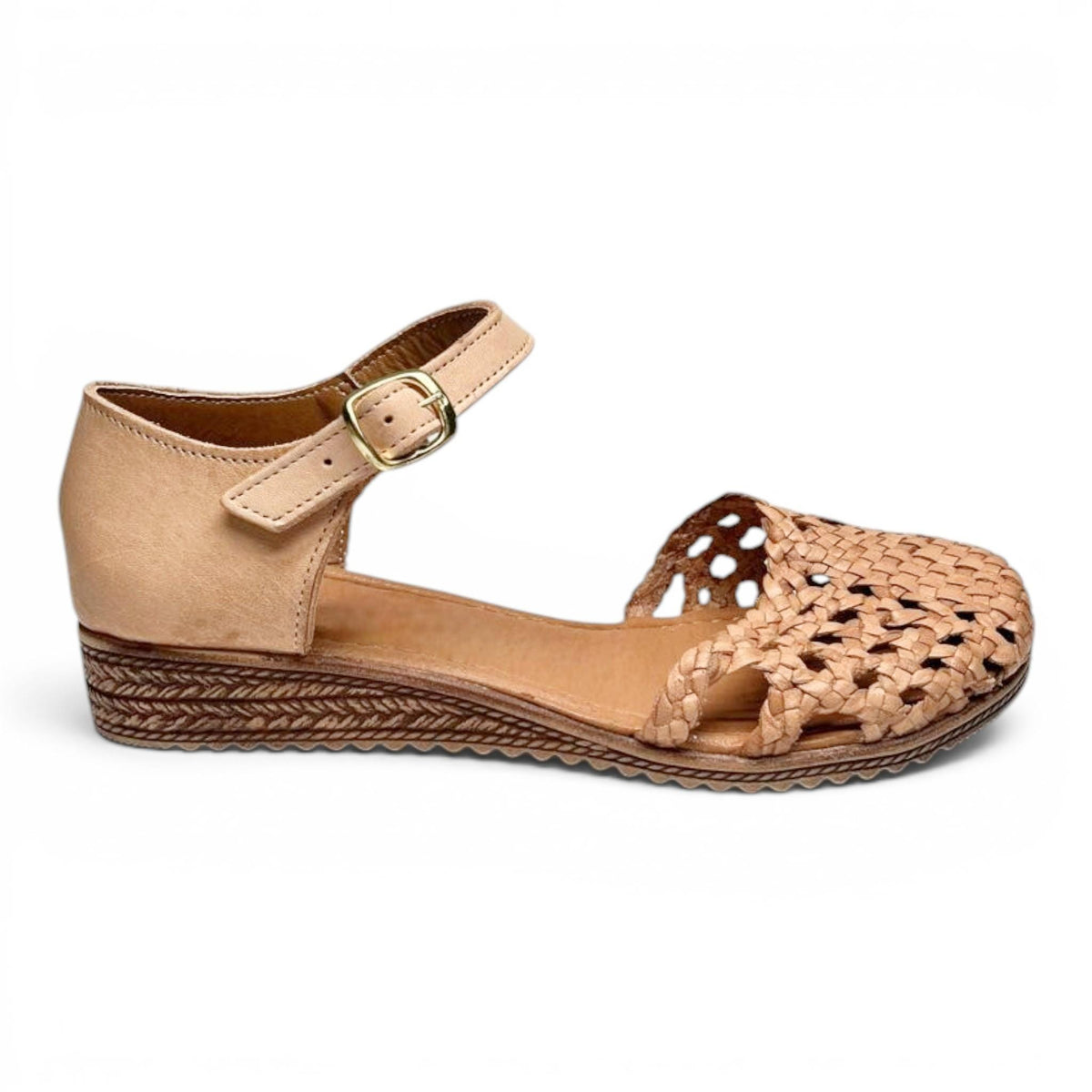 Mexican Leather Sandals with Ankle Strap for Women, Leather Huarache sandals - Mexican Boho Women Shoes - lether sandals - mexican style