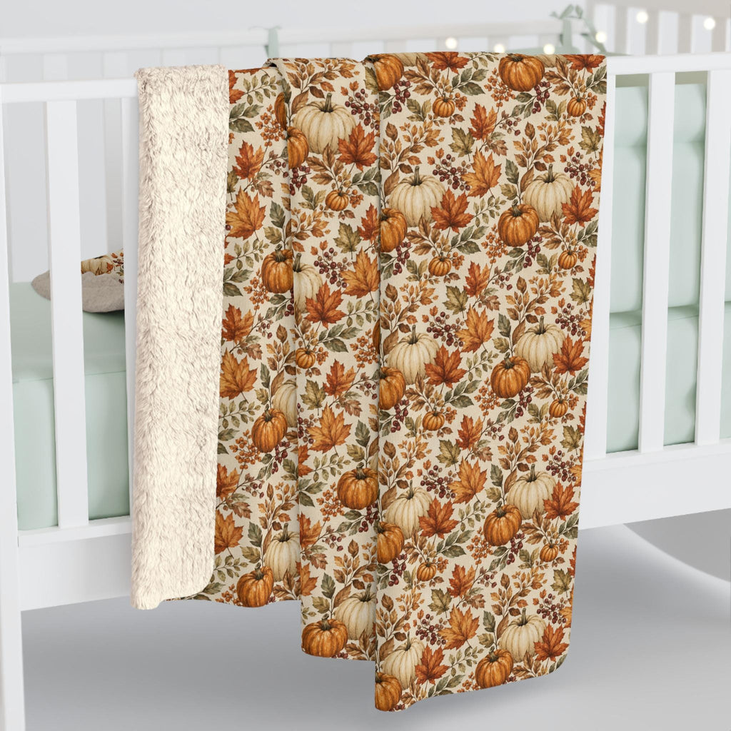 Luxury Pumpkin Harvest Throw Blanket Heirloom Fall Decor Autumn Pumpkin Blanket Farmhouse Thanksgiving Throw Cozy Fall Couch Blanket