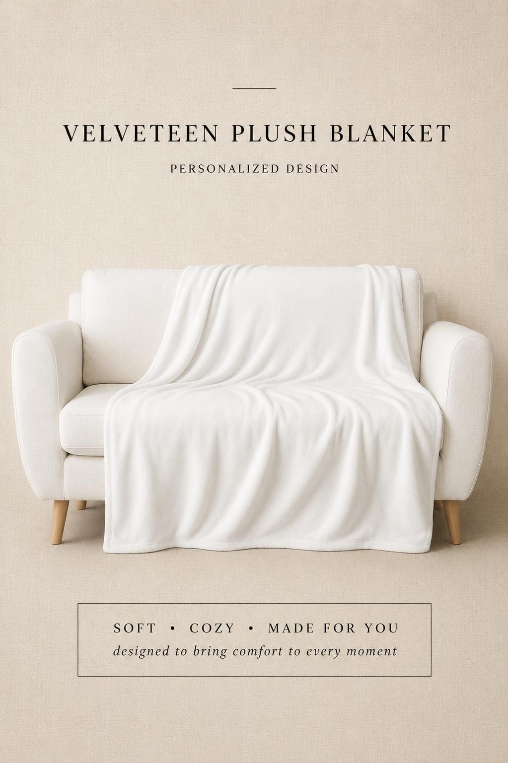 Cute Ghost Halloween Blanket, Cozy Halloween Throw Blanket, Neutral Beige Ghost Decor, Spooky Season Plush Blanket, Fall Couch Blanket Gift
