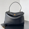 Balenciaga Large Rodeo Bag 40 Black Calfskin Gold Hardware