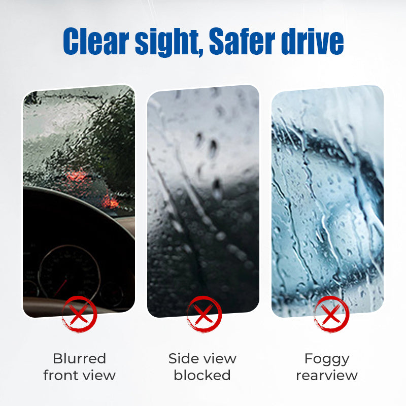 🚗 BUY 2 GET 1 FREE! ✨ Car Glass Rain Repellent & Anti-Fog Kit - Creates Invisible Protective Layer for Enhanced Visibility in All Weather Conditions 🌧️🔮