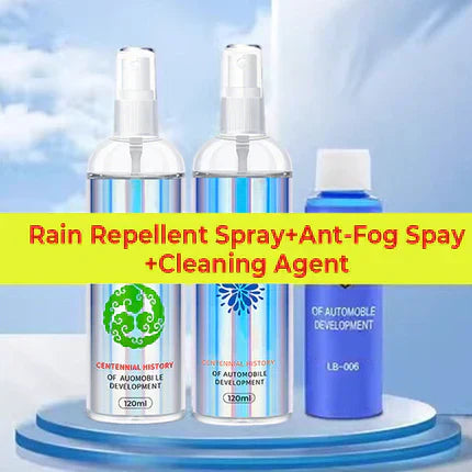 🚗 BUY 2 GET 1 FREE! ✨ Car Glass Rain Repellent & Anti-Fog Kit - Creates Invisible Protective Layer for Enhanced Visibility in All Weather Conditions 🌧️🔮