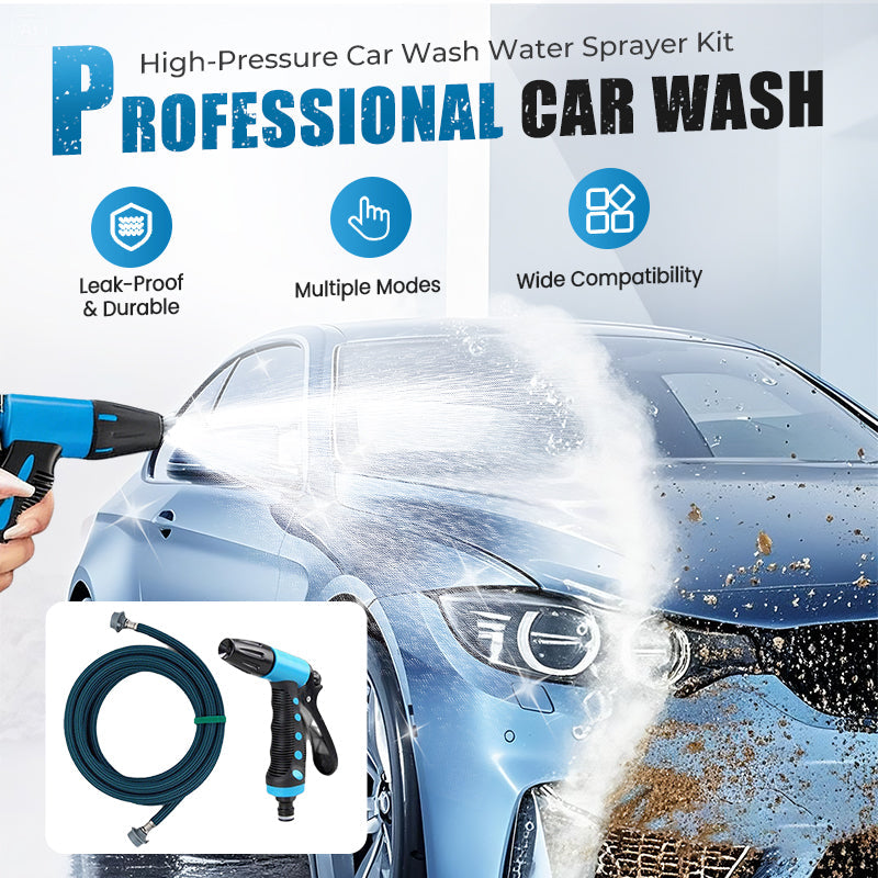 High-Pressure Car Wash Water Sprayer Kit