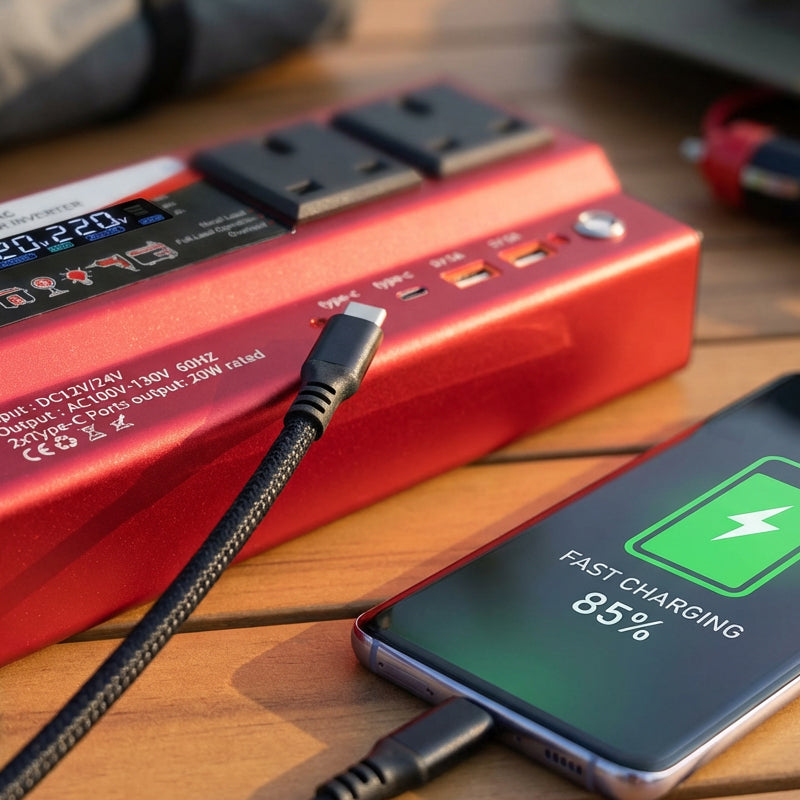 🔥49% OFF!🚗⚡Multi-Port Power Inverter for Car