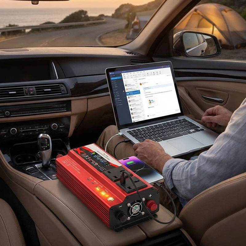 🔥49% OFF!🚗⚡Multi-Port Power Inverter for Car