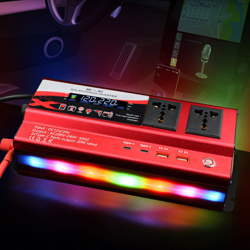 🔥49% OFF!🚗⚡Multi-Port Power Inverter for Car