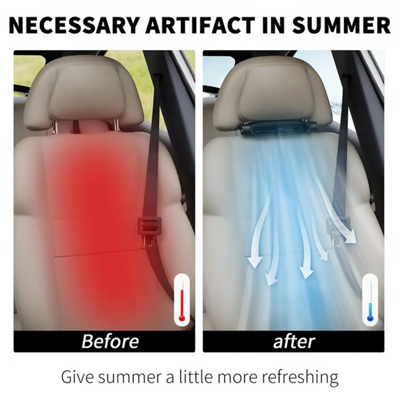 🔥LIMITED SALE 50% OFF!!🌬Car Seat Fan-Fast cooling, relieve driving stuffiness❄