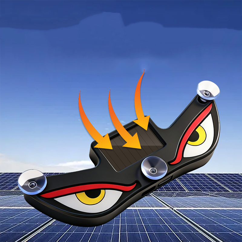 🚗 LIMITED-TIME 50% OFF! 🔋 Solar Devil's Eye LED Car Warning Light – Solar Powered, 4 Modes, Waterproof 💡