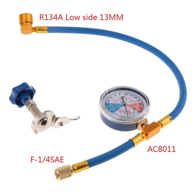⏳Limited-time offer⏰ R134a AC recharge hose with pressure gauge – universal & easy-to-use DIY tool 🔧