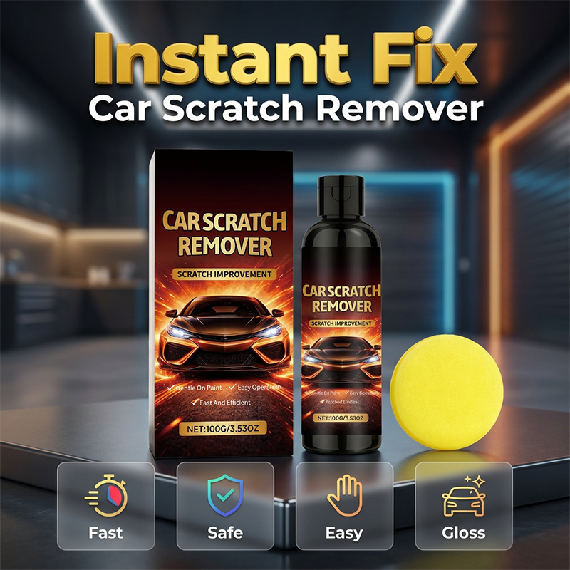 2026 HOT SALE 🔥30K+ SOLD!🔥🚗 Car Scratch Remover – Instant Repair for Surface Scratches & Swirls, One-Step Polishing Formula – Includes Applicator Sponge – DIY Detail Kit